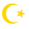 Crescent symbol.