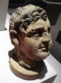 Head of a Greco-Bactrian ruler with diadem, Temple of the Oxus, Takht-i Sangin, 3rd–2nd century BCE. This could also be a portrait of Seleucus I.[44]