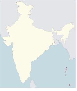 Map of the Roman Catholic Diocese of Port Blair in India