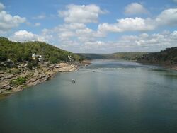 Narmada near Omkareshwar