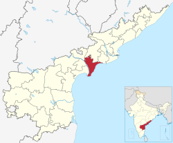 Location in Andhra Pradesh