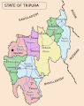 Map of Tripura