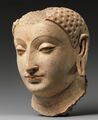 Head of Buddha, from Hadda, Afghanistan, c. 5th–6th century. Metropolitan Museum of Art.[454]
