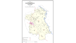 Map showing Asrenda (#628) in Hilauli CD block