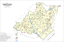 Map of Tarari block