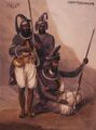 Nihang Abchal Nagar, turban-wearing Sikh soldiers with chakrams.