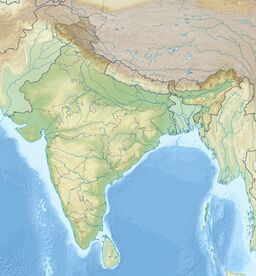 Location of Gangabal lake within Jammu and Kashmir