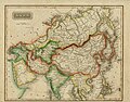 1825 map of Asia by Sidney Edwards Morse.