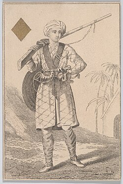 Knave (Hyder Ali from Mysore) from Court Game of Geography MET DP862917.jpg
