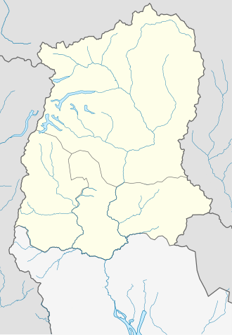 Map showing the location of Maenam Wildlife Sanctuary