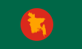 Rebel Bengali Nationalist flag (1971)