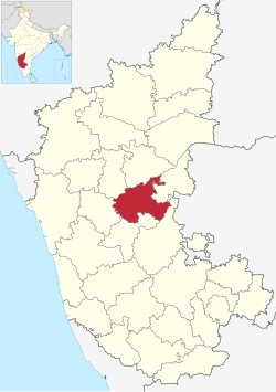 Location in Karnataka, India
