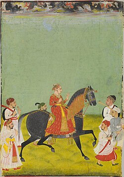 Equestrian portrait of Maharana Raj Singh II.jpg
