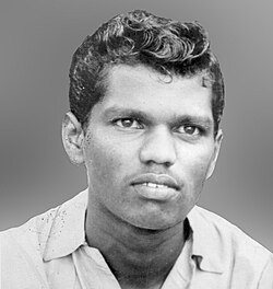 Former India national team player Subimal Chuni Goswami in national jersey.