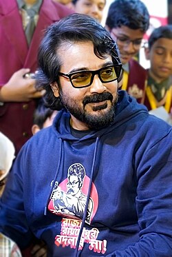 Prosenjit Chatterjee during the promotion of Vijaynagar'er Hirey.jpg