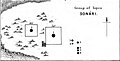 Plan of Sonari stupas.