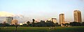 Kolkata skyline from the Maidan