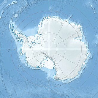 Location of Dakshin Gangotri Station in Antarctica