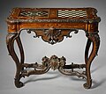 A gaming table with chessboard (Germany, 1735)
