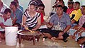 A typical informal faikava in Tonga with the touTemplate:Okinaa serving the men.