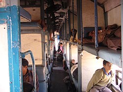 A Sleeper Class (SL) coach.