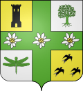 Arms of Bonnefamille, France.