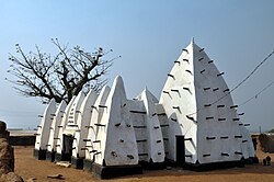 Larabanga Mosque, Ghana founded in 1421
