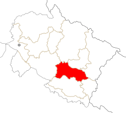 Location in Uttarakhand, India