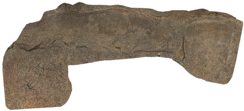 Digital images obtained by 3D scanning of the three 3-4th century Tamil-Brahmi inscriptions at Arachalur
