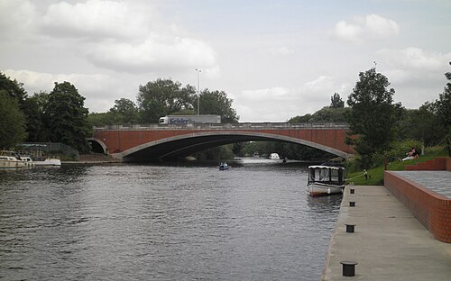 Runnymede Bridge, Surrey (opened 1961)[55]