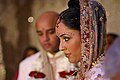 A bride during a traditional Hindu wedding ceremony in Punjab, India.