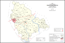 Map showing Bhetua (#060) in Bhetua CD block