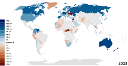 Net Migration Rate, Population Reference Bureau, Current.svg