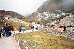 The stairway in Nathu La