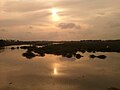 Sunset over River Gosthani at Thagarapuvalasa