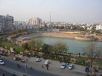 View of Vastrapur lake