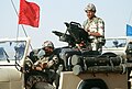 Vehicle mounted launcher and missiles in Egyptian service during Operation Desert Shield, 1992.