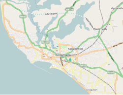 Kochupilamoodu is located in Kollam