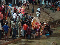 Immersion of idol in Bangalore