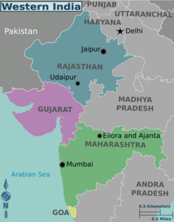 Location of Western India