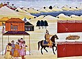 Cremation of Guru Gobind Singh at Nanded