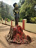 A Nāga sculpture at Adi Subramanya, near Kukke Subramanya Temple (2025)