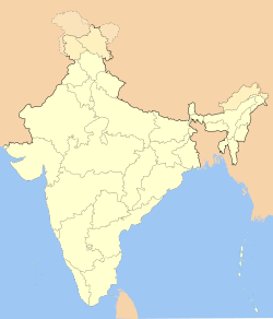 Blank locator map of India