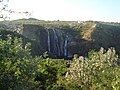 East stream seen from the minor direction. Most tourists view the falls from the viewpoint at the top right of the photo.