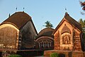 Char Bangla group of temples at Baranagar in Murshidabad district are examples of ek-bangla temples