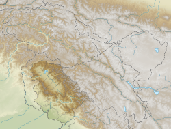 India Jammu and Kashmir relief map.svg