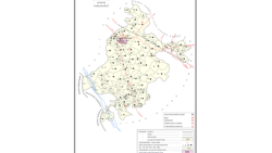 Map showing Maharajpur (#695) in Bighapur CD block