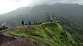 The trek path in Rainy season