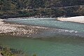 Alaknanda river near the town of Srinagar in Uttarakhand