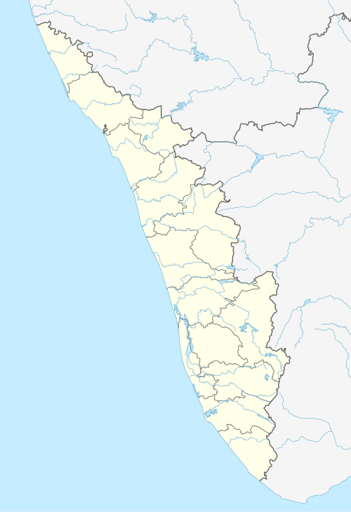 Locations of the 2020–21 Kerala Premier League teams
